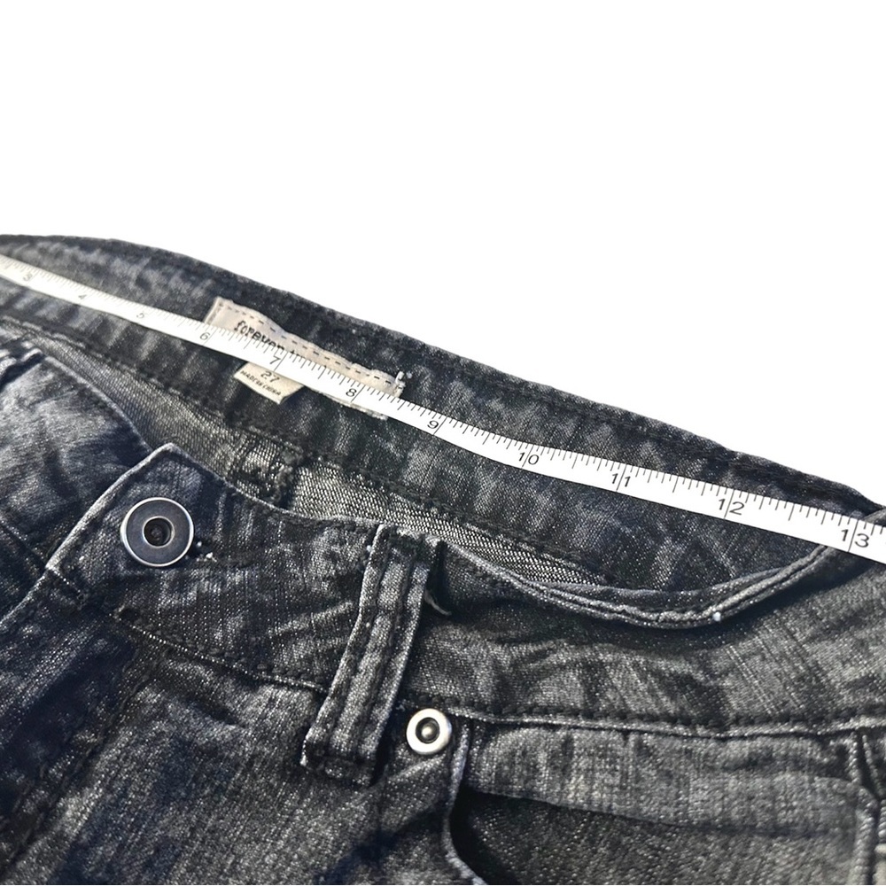 Forever 21 Gray Stone Wash Fade Skinny Jeans Size 27 - Picture 4 of 9